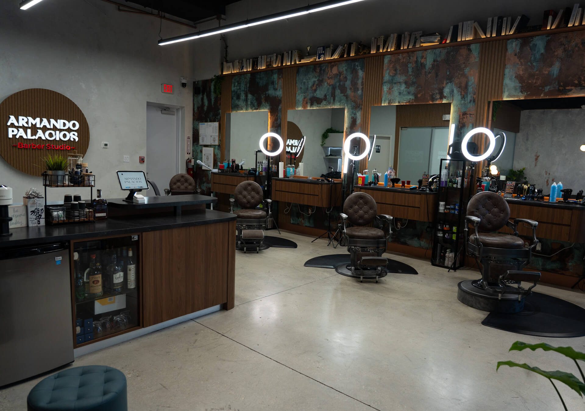 Armando Palacios Barber Studio Coral Gables Barbershop interior
