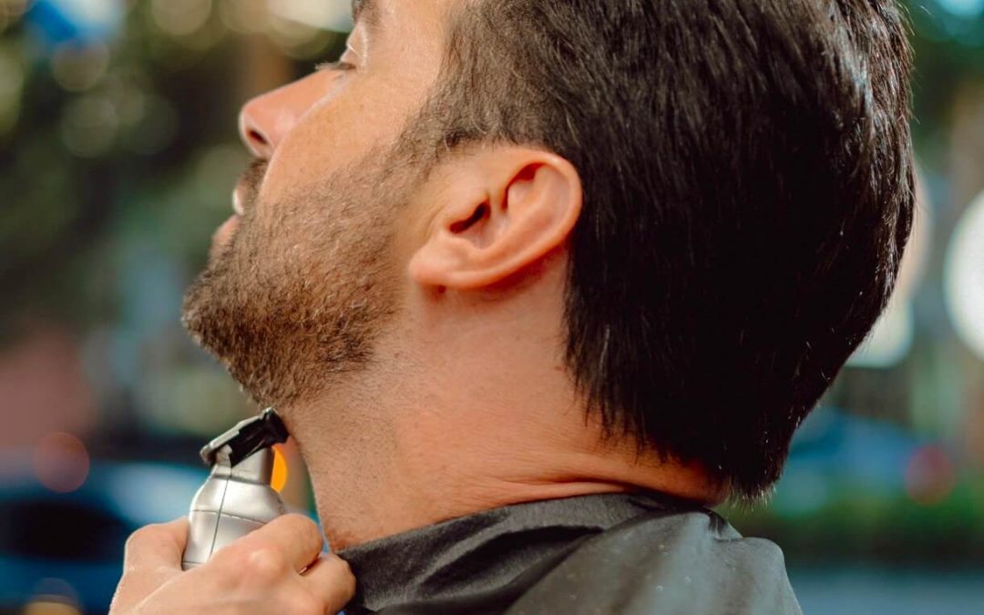 Haircut with Scissors and Beard & Shampoo